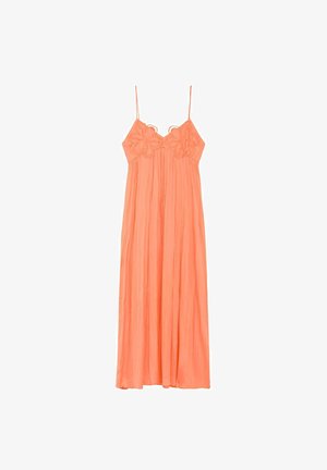 Scalpers, SCALPERS SLIP FLOWER DRESS - Vestido largo - coral