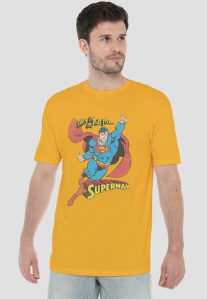 Cotton Soul, DC ON THE JOB - Print T-shirt - gold-coloured