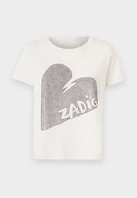 ALYS BIG HEART - T-Shirt print - white
