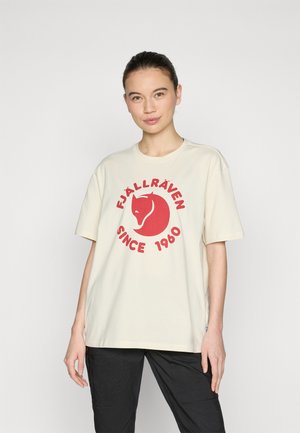 FJÄLLRÄVEN RELAXED T SHIRT W - T-shirt med print - chalk white