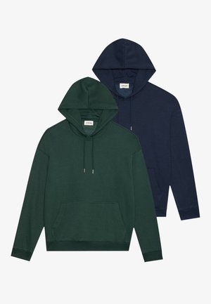 UNISEX 2 PACK  - Sweatshirt - dark blue/dark green