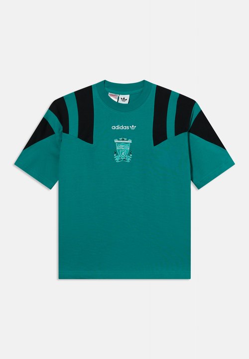 adidas LIVERPOOL KIDS TEE UNISEX - Sports T-shirt - equipment green/black — foto 3