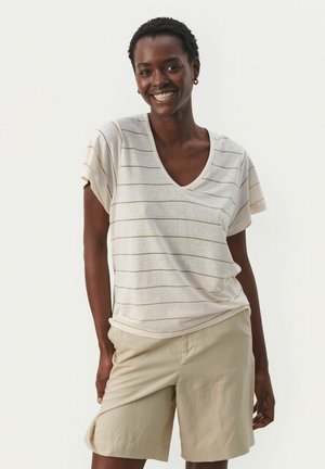 Part Two GESIGNEPW  - Print T-shirt - gold stripe