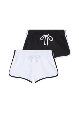 Terranova, PACK OF 2 WITH CONTRASTING PROFILES - Pantaloni sportivi - 1x White, 1x Black