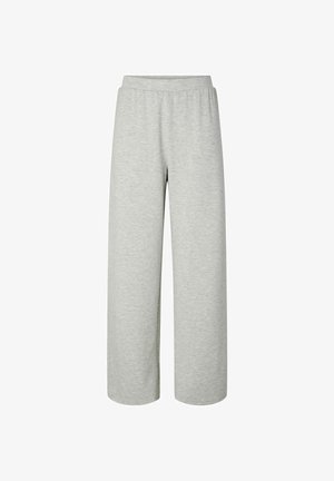 Pieces, SWEATPANTS PCPOLLY HW - Pantalon de survêtement - light grey melange
