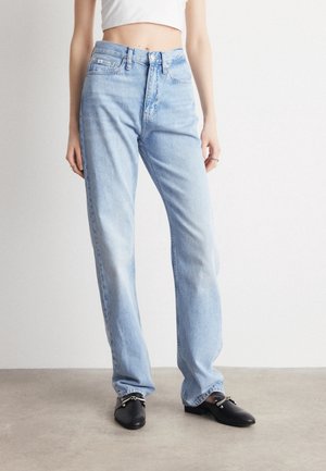 Vaqueros rectos - light-blue denim