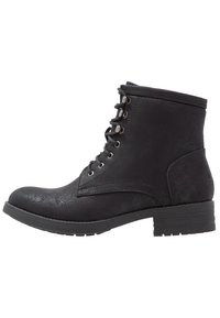 WINTER BOOT - Μποτάκια με κορδόνια - black