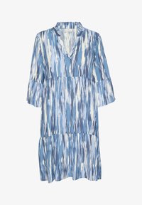 Valitud, blue abstract print