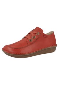 Clarks FUNNY DREAM Schnürer grenadine leather/rot Zalando