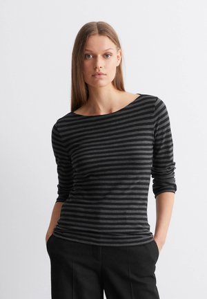 BOAT NECK STRIPED - Topper langermet - multi
