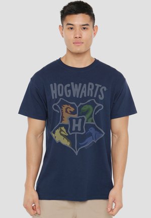 Cotton Soul, HARRY POTTER THE HOGWARTS SCHOOL - Print T-shirt - dark blue