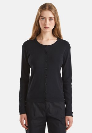 CREW NECK PURE  - Cardigan - black