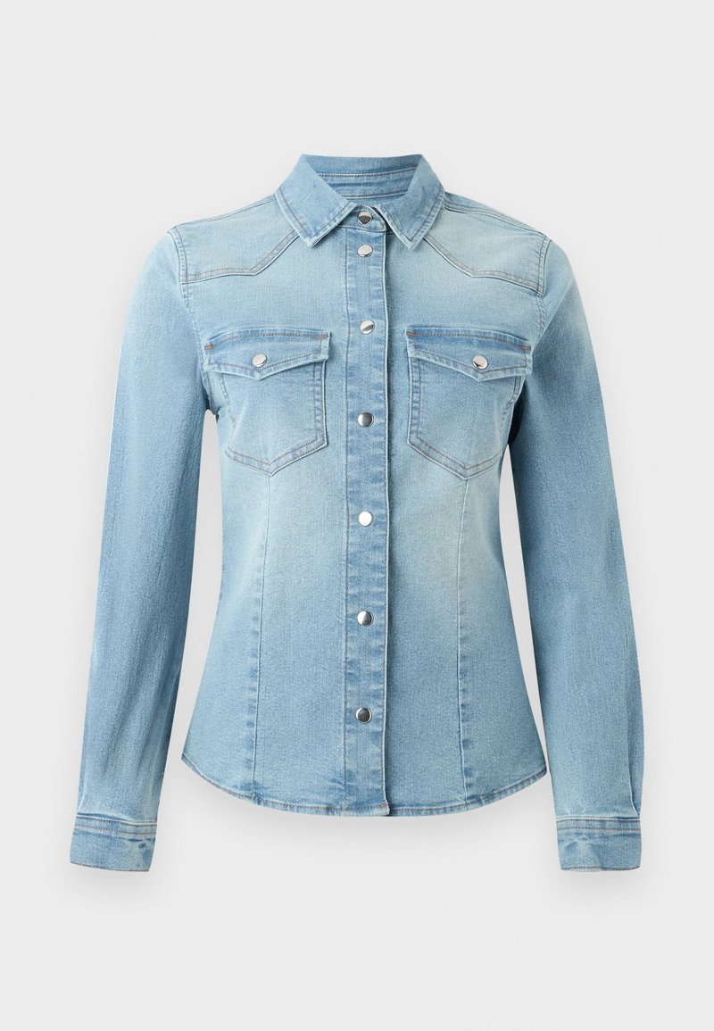 JDY Overhemdblouse blauw denim/bluedenim JDY Overhemdblouse blauw denim/bluedenim