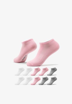 OCCULTO, 10 PACK SNEAKER - Socken - white grey pink