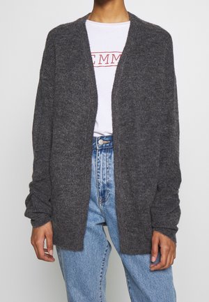 Cardigan - mottled grey