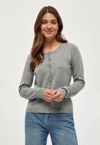 Minus - MINEW LAURA CARDIGAN - Adīta jaka - light grey melange Miniatūras attēls 1