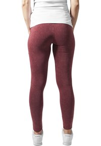 Urban Classics Leggingsit - burgundy