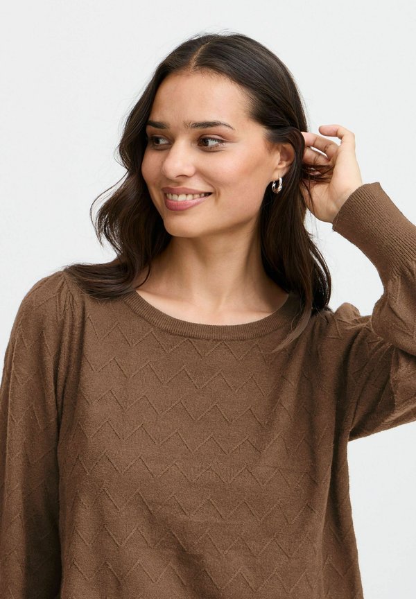 FRMELANI - Jumper - rain drum melange4