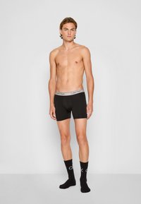 Calvin Klein Underwear 3 PACK  - Ozke boksarice - black/ash/mediterranea