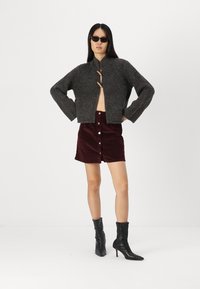 Vero Moda VMSIRI OPEN CARDIGAN - Casaco de malha - dark grey