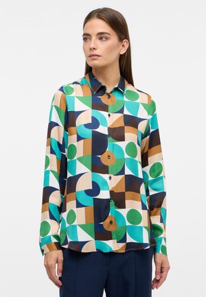 Eterna REGULAR FIT - Button-down blouse - smaragd