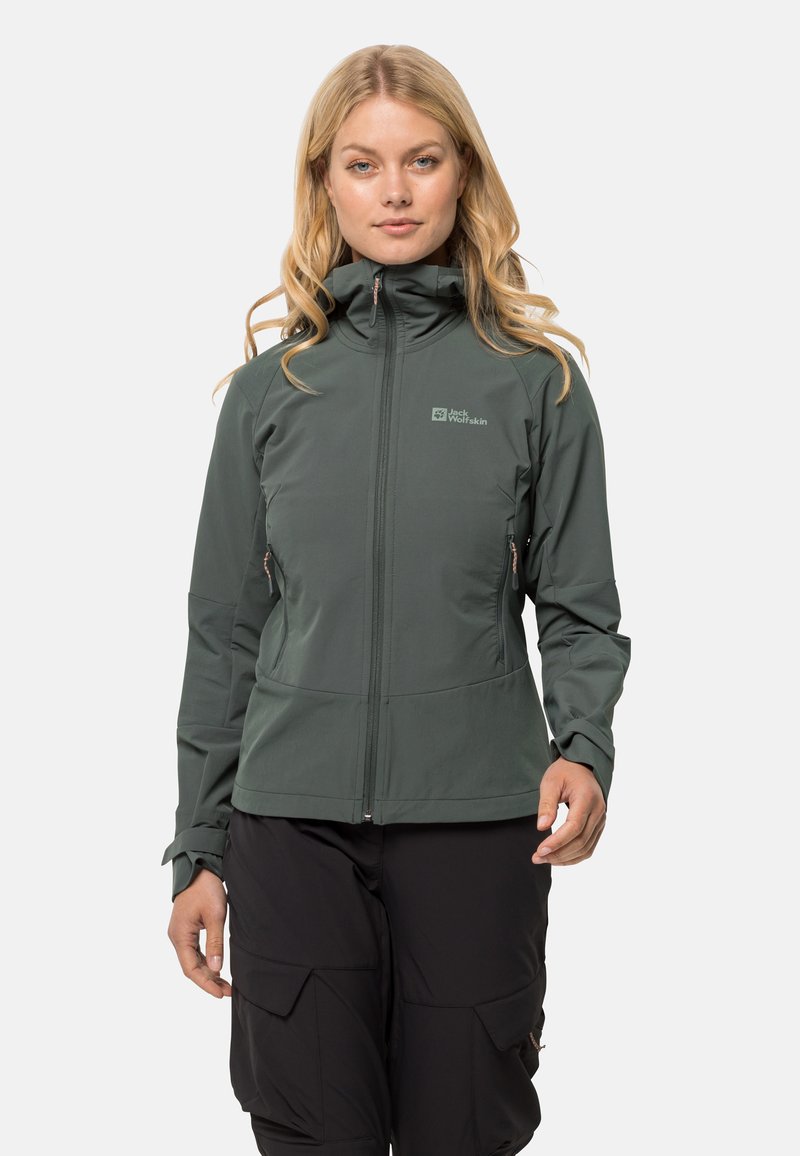 Jack Wolfskin KAMMWEG Softshelljacke slate green/grau Zalando.de