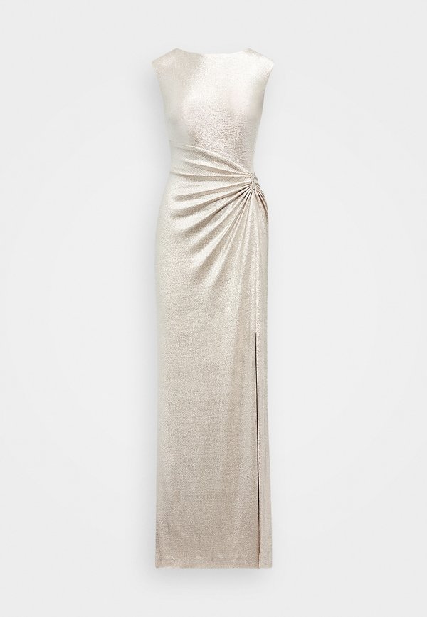 METALLIC KNIT SLEEVELESS GOWN - Occasion wear4