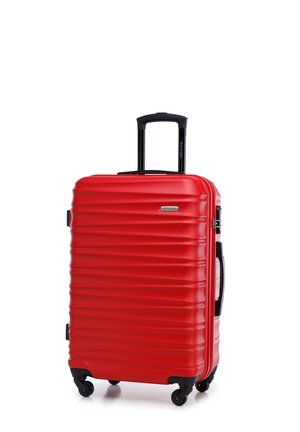 MEDIUM SUITCASE FROM ABS - Wheeled suitcase - red