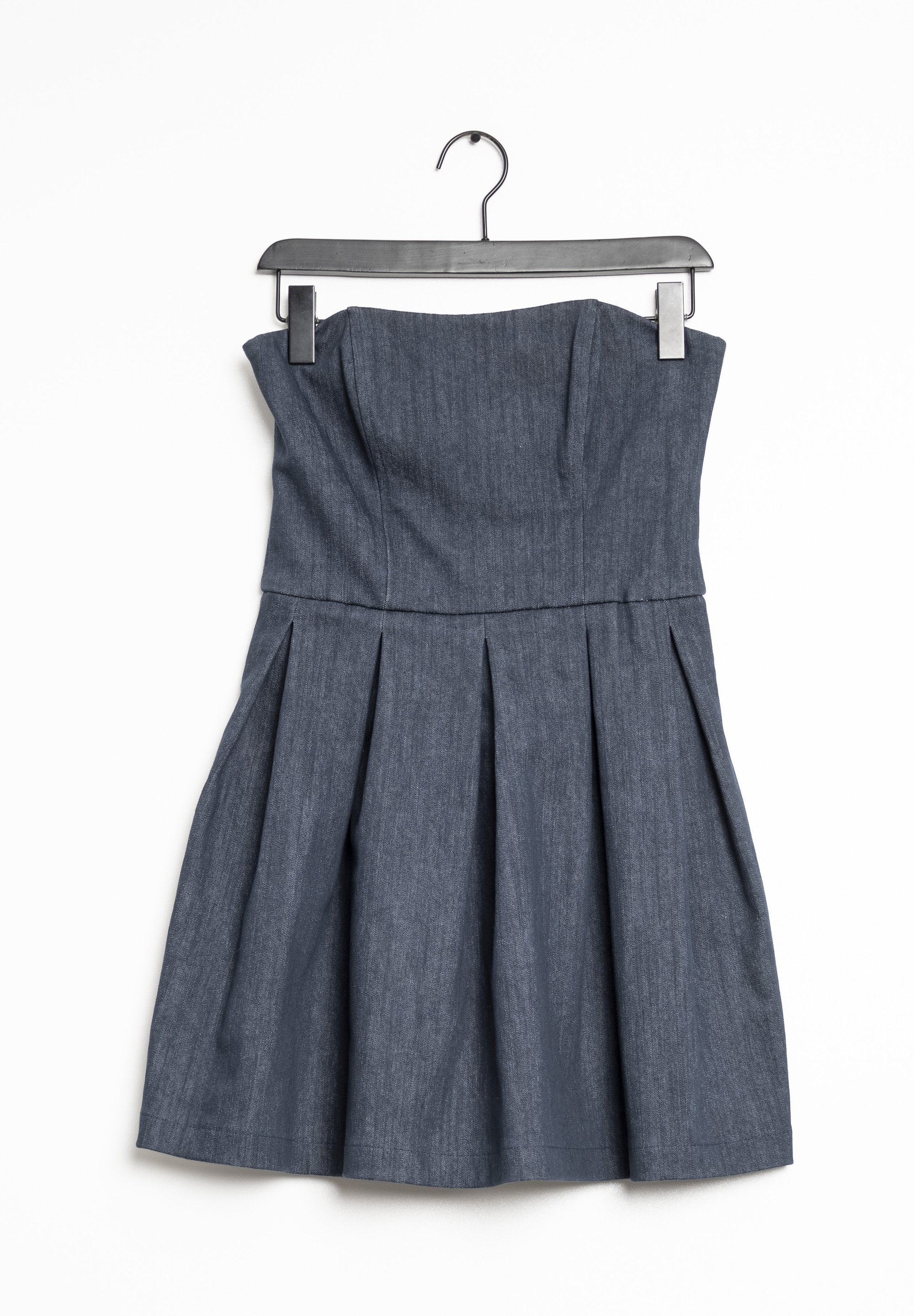 white christmas dresses Pinko - Denim Mini Dress with Diamond and Rhinestone Motif main image 0