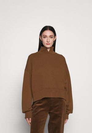 LILOU COLLAR - Mikina - toffee