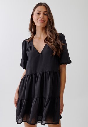 LORETA  - Day dress - black texture