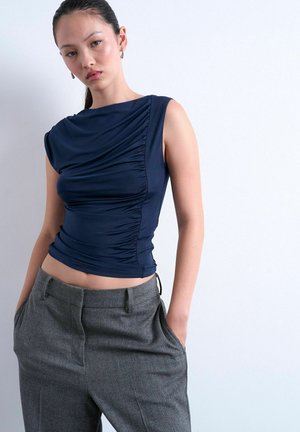 TANK TSKENZA  - Débardeur - navy blazer