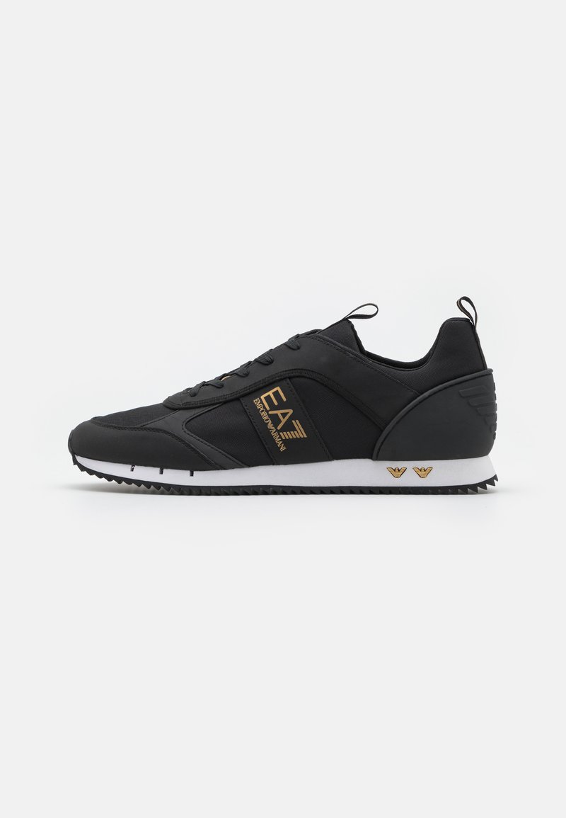 EA7 Emporio Armani LACES UNISEX - Sportcipő - black/gold/white