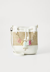Guess MINI BUCKET - Cross body bag - cream white