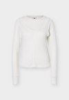SOFT LUX SHEER LONG SLEEVE - Langærmet T-shirt - off white