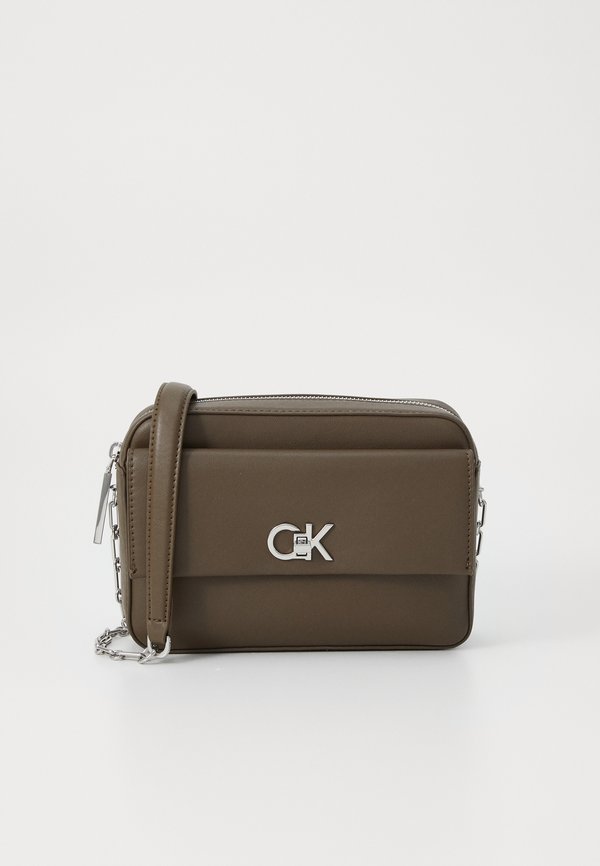CAMERA BAG POCKET - Cross body bag - teak