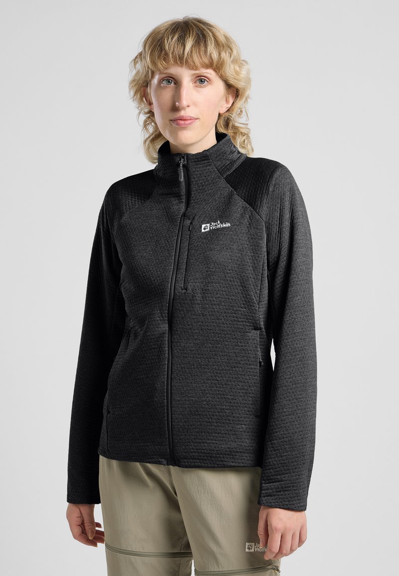 Jack Wolfskin TAIGA FZ W - Fleecejacke - black