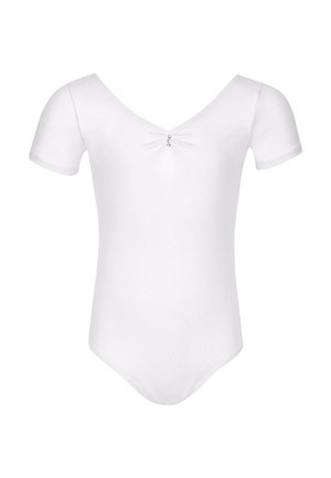 Tanzmuster BALLETT TRIKOT LISA KURZARM - Leotard - weiß