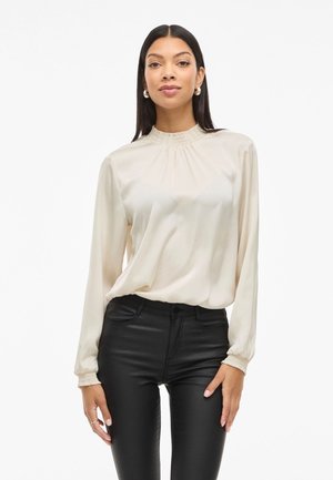 VILA MIT LANGEN ÄRMELN VISOFIE - Blouse - birch