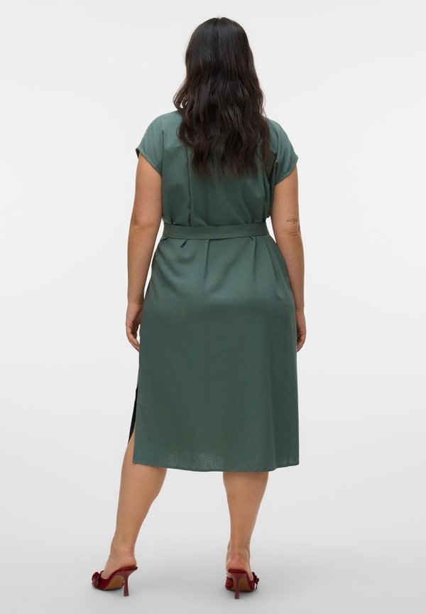 VMCMYMILO CALF - Shirt dress - laurel wreath3