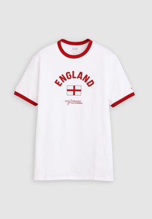Levi's®, FOOTBALL RINGER - T-shirts print - white/red