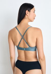 Calvin Klein Underwear UNLINED TRIANGLE ULTRA SOFT LACE - Triangel BH - blue