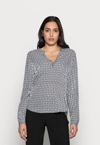 Kaffe - MARLU BLOUSE - Pluus - midnight marine/chalk Väikepilt 1