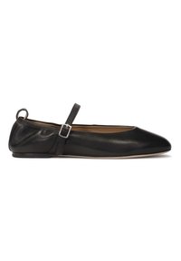 LETICIA - Ankle strap ballet pumps - black