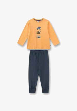 Sanetta, SCHLAFANZUG BAUSTELLEN-FAHRZEUGE SET - Pigiama - orange
