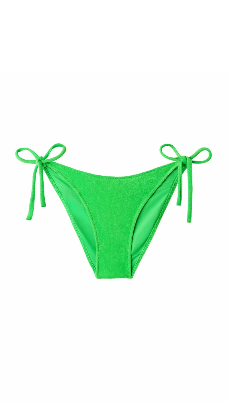Tezenis LACCETTI SOFT VELVET - Bikini bottoms - grün v bright green