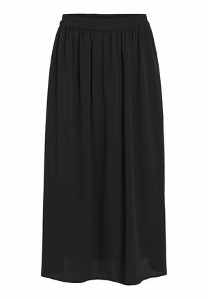 VILA MIDI - A-lijn rok - black