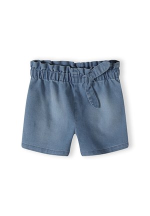 Denimshorts - mottled light blue