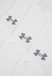 Under Armour HEATGEAR CREW 3 PACK - Träningssockor - white / steel