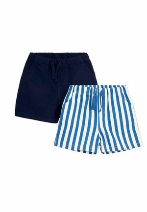 REGULAR FIT - 2-PACK  - Shorts - blue stripe & navy blue